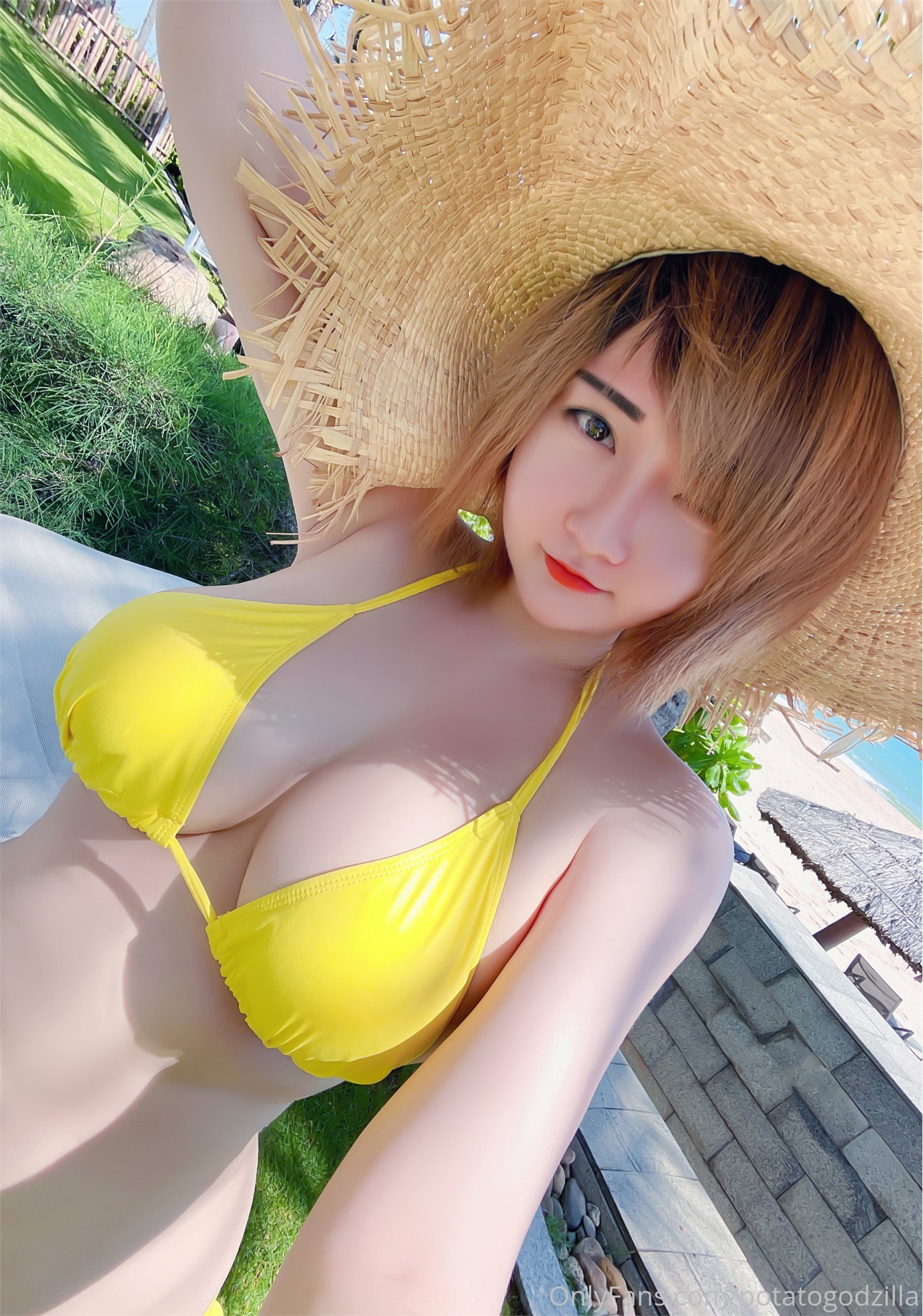 Potato Godzilla NO.033 Yellow Bikini(22)